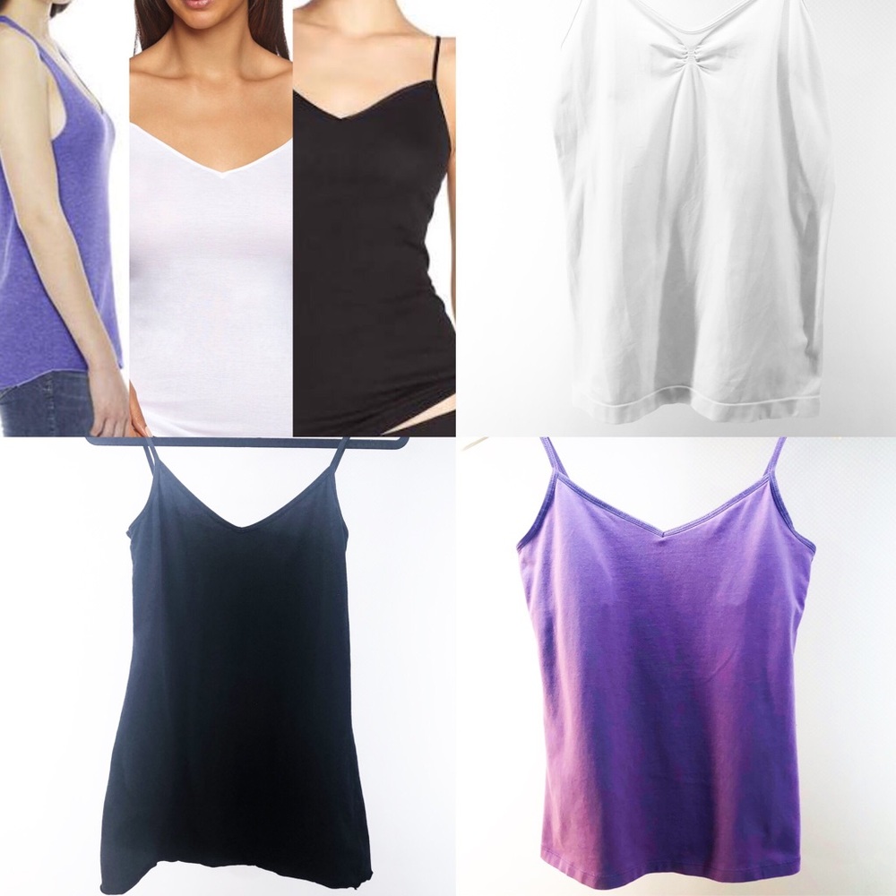 🎉🎉SOLD🎉🎉3 Cami’s American Apparel Rue21 Old Navy Size:M